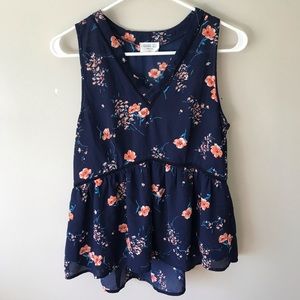 Floral Tank top blouse